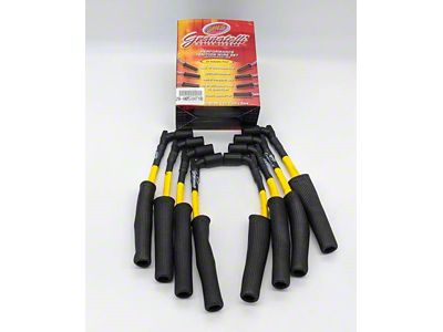 Granatelli Motor Sports High Performance Ignition Wires; High Temp Yellow and Black (20-25 6.2L Corvette C8)
