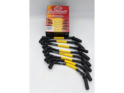 Granatelli Motor Sports High Performance Ignition Wires; High Temp Yellow (20-25 6.2L Corvette C8)