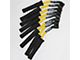 Granatelli Motor Sports High Performance Spark Plug Wires; High Temp Yellow and Black (05-13 Corvette C6)
