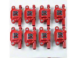 Granatelli Motor Sports Xtreme Power LS Series Coil Packs; Red (14-25 Corvette C7 & C8)