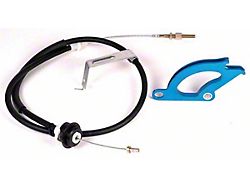 Granatelli Motor Sports Adjustable Clutch Cable and Quadrant Kit (79-04 Mustang)