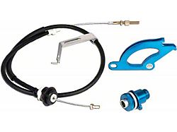 Granatelli Motor Sports Adjustable Clutch Cable, Quarant and Firewall Adjuster Kit (79-04 Mustang)