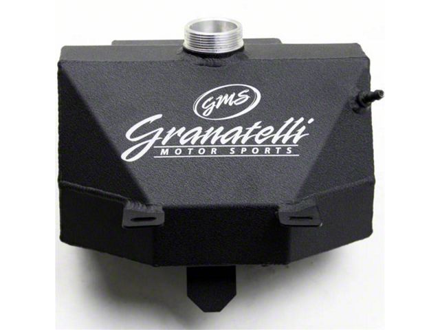 Granatelli Motor Sports Coolant Expansion Tank; Black (15-23 Mustang)