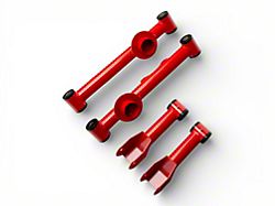 Granatelli Motor Sports Rear Upper and Lower Control Arms; Red (79-04 Mustang, Excluding 99-04 Cobra)