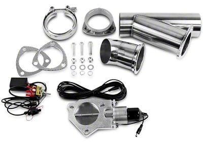 Granatelli Motor Sports Electronic Exhaust Cutout System; 3-Inch Stainless Steel (Universal; Some Adaptation May Be Required)