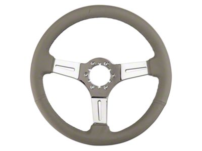 Gray Leather Steering Wheel (79-04 Mustang)