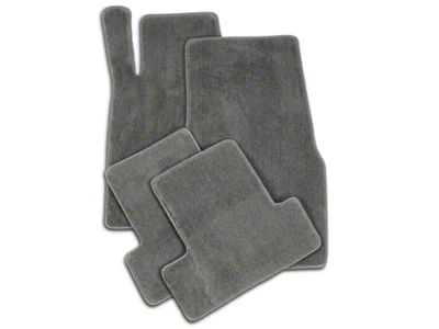 Lloyd Front and Rear Floor Mats; Gray (05-10 Mustang)