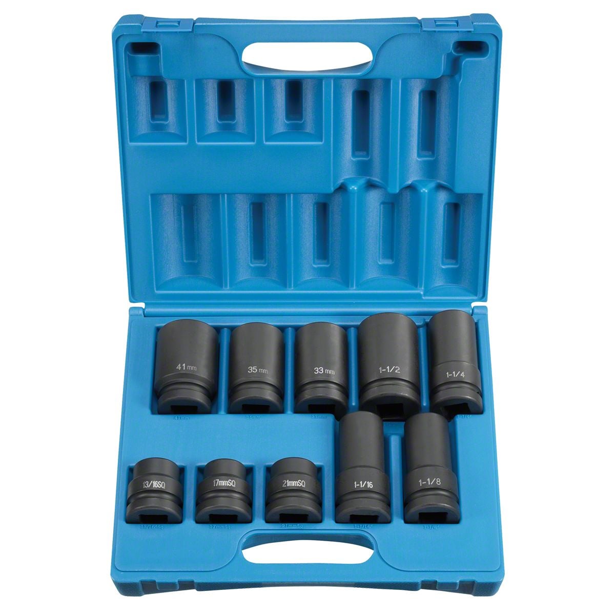 Grey Pneumatic 59-Piece 3/8" Drive Duo-Socket Set – Standard & Deep, SAE & Metric, With Ratchet & Extensions