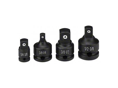 Grey Pnuematic Friction Ball Impact Adapter Set; 4-Piece