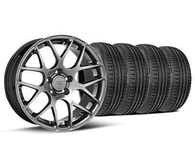 19x8.5 AMR Wheel & Sumitomo High Performance HTR Z5 Tire Package (15-23 Mustang GT, EcoBoost, V6)