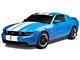 SEC10 GT500 Style Stripes; White; 10-Inch (79-23 Mustang)