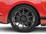 GT350 Style Gloss Black Wheel; Rear Only; 19x10; 45mm Offset (15-23 Mustang GT, EcoBoost, V6)