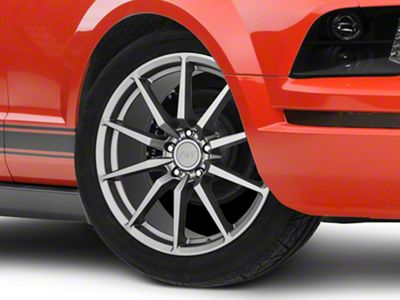 GT350 Style Charcoal Wheel; 19x8.5; 30mm Offset (05-09 Mustang)
