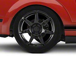 GT350R Style Gloss Black Wheel; Rear Only; 19x10; 45mm Offset (05-09 Mustang)