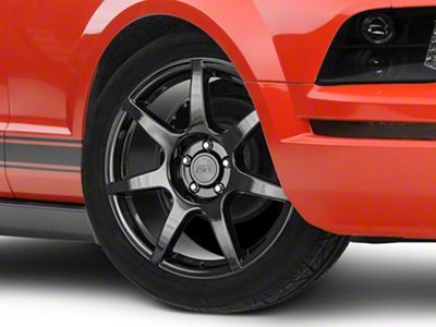 GT350R Style Gloss Black Wheel; 19x8.5; 30mm Offset (05-09 Mustang)