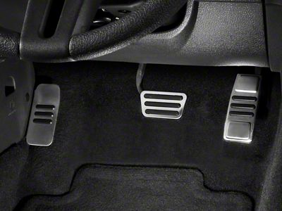 SpeedForm Modern Billet GT500 Style Pedal Covers (05-14 Mustang w/ Automatic Transmission)