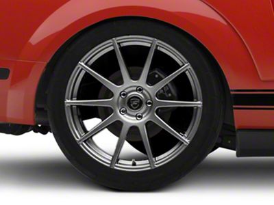 Forgestar CF10 Monoblock Gunmetal Wheel; Rear Only; 20x11; 56mm Offset (05-09 Mustang)