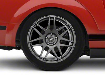 Forgestar F14 Monoblock Gunmetal Wheel; Rear Only; 19x11 (05-09 Mustang)