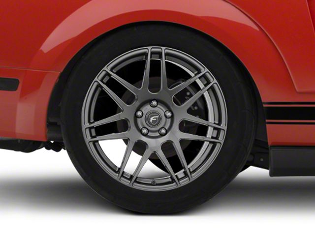 Forgestar F14 Monoblock Gunmetal Wheel; Rear Only; 19x11 (05-09 Mustang)