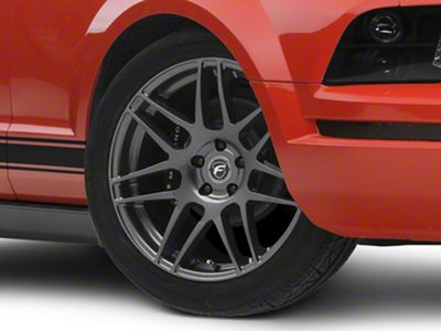 Forgestar F14 Monoblock Gunmetal Wheel; 19x9; 35mm Offset (05-09 Mustang)
