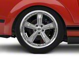 Shelby Razor Gunmetal Wheel; Rear Only; 20x10; 48mm Offset (05-09 Mustang)