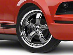 Shelby Razor Gunmetal Wheel; 20x9; 24mm Offset (05-09 Mustang)