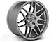 Staggered Forgestar F14 Gunmetal Wheel and Pirelli Tire Kit; 19x9/10 (05-14 Mustang)