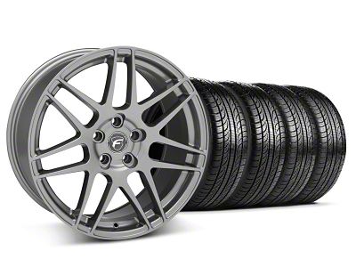19x9 Forgestar F14 Wheel & Pirelli All-Season P Zero Nero Tire Package (05-14 Mustang)