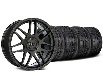 19x9 Forgestar F14 Wheel & NITTO High Performance INVO Tire Package (15-23 Mustang GT, EcoBoost, V6)
