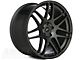Staggered Forgestar F14 Monoblock Gunmetal Wheel and NITTO INVO Tire Kit; 20x9/11 (15-23 Mustang GT, EcoBoost, V6)
