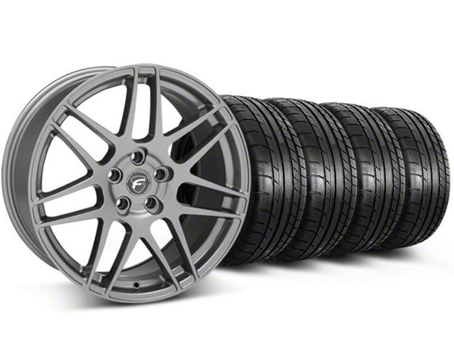 20x9 Forgestar F14 Wheel & Mickey Thompson Street Comp Tire Package (05-14 Mustang)