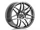 Forgestar F14 Gunmetal Wheel and Michelin Pilot Sport A/S 3+ Tire Kit; 20x9 (15-22 Mustang Standard EcoBoost, V6)