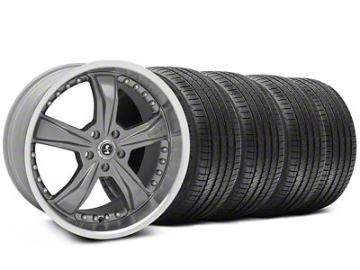 20x9 Shelby Razor Wheel & Sumitomo High Performance HTR Z5 Tire Package (05-14 Mustang, Excluding 13-14 GT500)