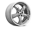 Staggered Shelby Razor Gunmetal Wheel and Mickey Thompson Tire Kit; 20-Inch (15-23 Mustang GT, EcoBoost, V6)