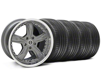 20x9 Shelby Razor Wheel & Sumitomo High Performance HTR Z5 Tire Package (05-14 Mustang, Excluding 13-14 GT500)