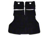 Replacement Hatch Carpet; Black (87-93 Mustang Hatchback)