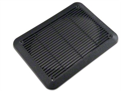 Hatchback Rear Speaker Cover; Driver/Passenger Side (79-86 Mustang)