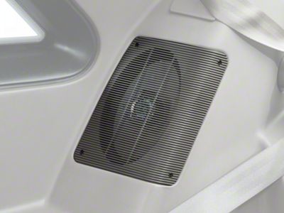 Hatchback Rear Speaker Cover; Driver and Passenger Side (87-93 Mustang)