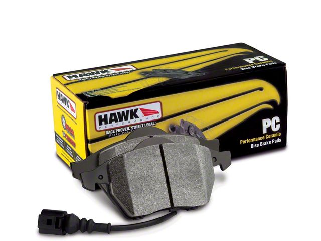 Hawk Performance Ceramic Brake Pads; Front Pair (12-15 Camaro ZL1; 17-24 Camaro SS w/ 6-Piston Front Calipers)
