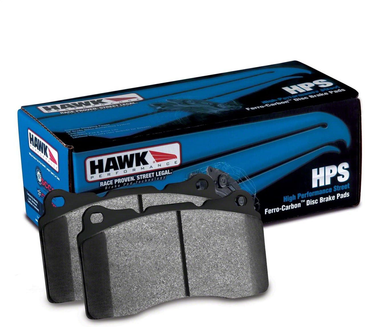Hawk Performance Camaro HPS Brake Pads; Front Pair HB649F.605 (1215