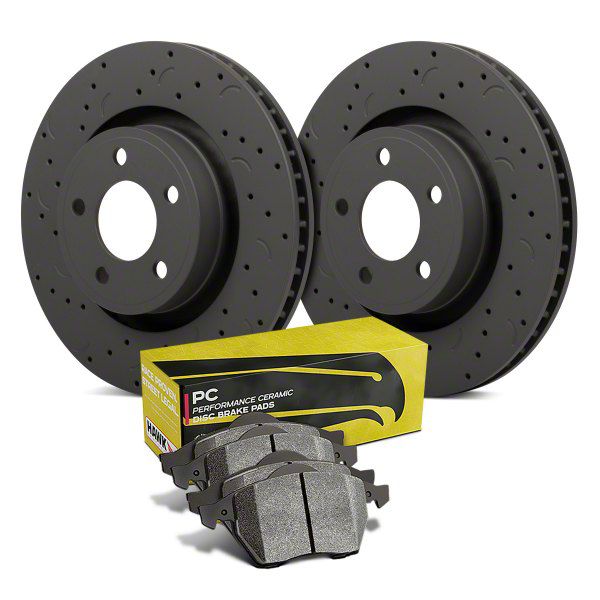 Hawk Performance HTC4795 TALON CROSS-DRILLED AND SLOTTED STREET ROTORS