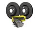 Hawk Performance Talon Cross-Drilled and Slotted Brake Rotor and Ceramic Pad Kit; Front (98-02 Camaro)