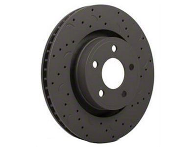 Hawk Performance Talon Cross-Drilled and Slotted Rotors; Rear Pair (10-15 Camaro LS, LT)