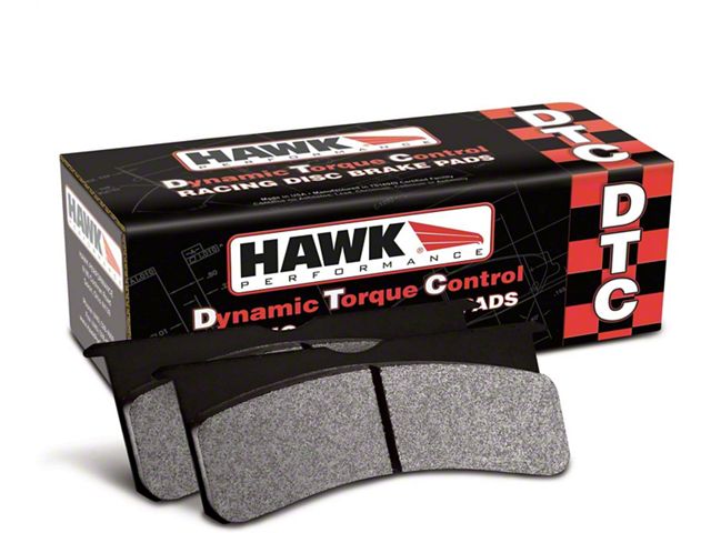 Hawk Performance DTC-30 Brake Pads; Front Pair (18-23 Challenger R/T 392, R/T Scat Pack w/ 6-Piston Front Calipers, SRT 392, SRT Hellcat, SRT Jailbreak, T/A 392)