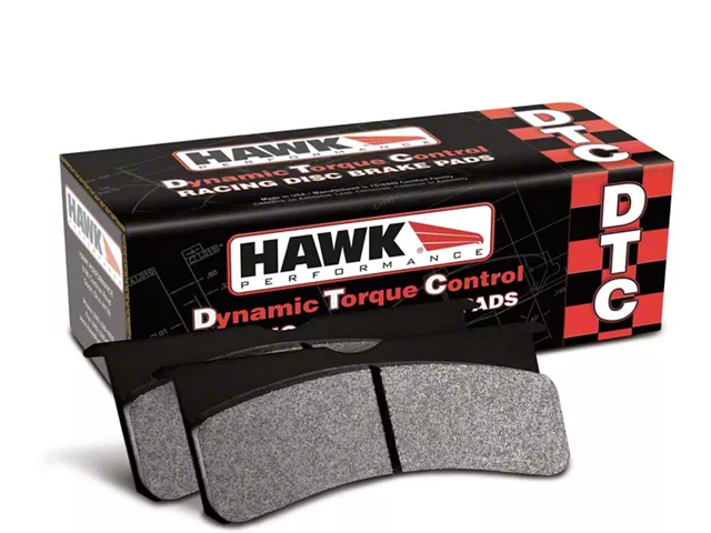 Hawk Performance DTC-60 Brake Pads; Front Pair (18-23 Challenger R/T 392, R/T Scat Pack w/ 6-Piston Front Calipers, SRT 392, SRT Hellcat, SRT Jailbreak, T/A 392)
