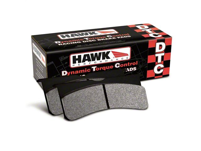 Hawk Performance DTC-80 Brake Pads; Front Pair (18-23 Challenger R/T 392, R/T Scat Pack w/ 6-Piston Front Calipers, SRT 392, SRT Hellcat, SRT Jailbreak, T/A 392)