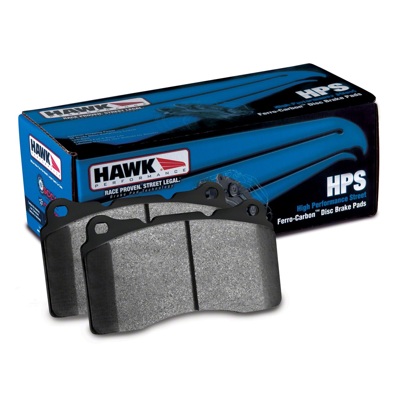 Hawk Performance Challenger HPS Brake Pads; Front Pair HB509F.678 (11