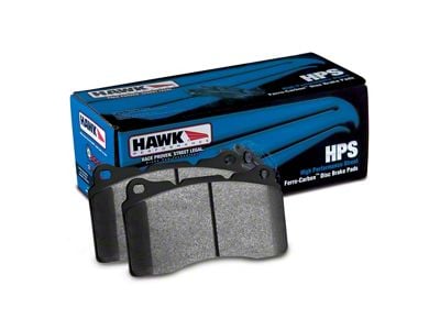 Hawk Performance HPS Brake Pads; Front Pair (12-14 Challenger SRT8; 2015 Challenger Scat Pack; 16-23 R/T 392 & R/T Scat Pack 4-Piston Calipers; 2018 Challenger T/A; 19-23 Challenger GT & R/T W/ Brembo Brakes)