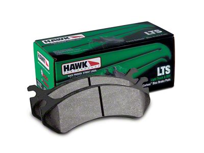 Hawk Performance LTS Brake Pads; Front Pair (12-14 Challenger SRT8; 2015 Challenger Scat Pack; 16-23 R/T 392 & R/T Scat Pack 4-Piston Calipers; 2018 Challenger T/A; 19-23 Challenger GT & R/T W/ Brembo Brakes)