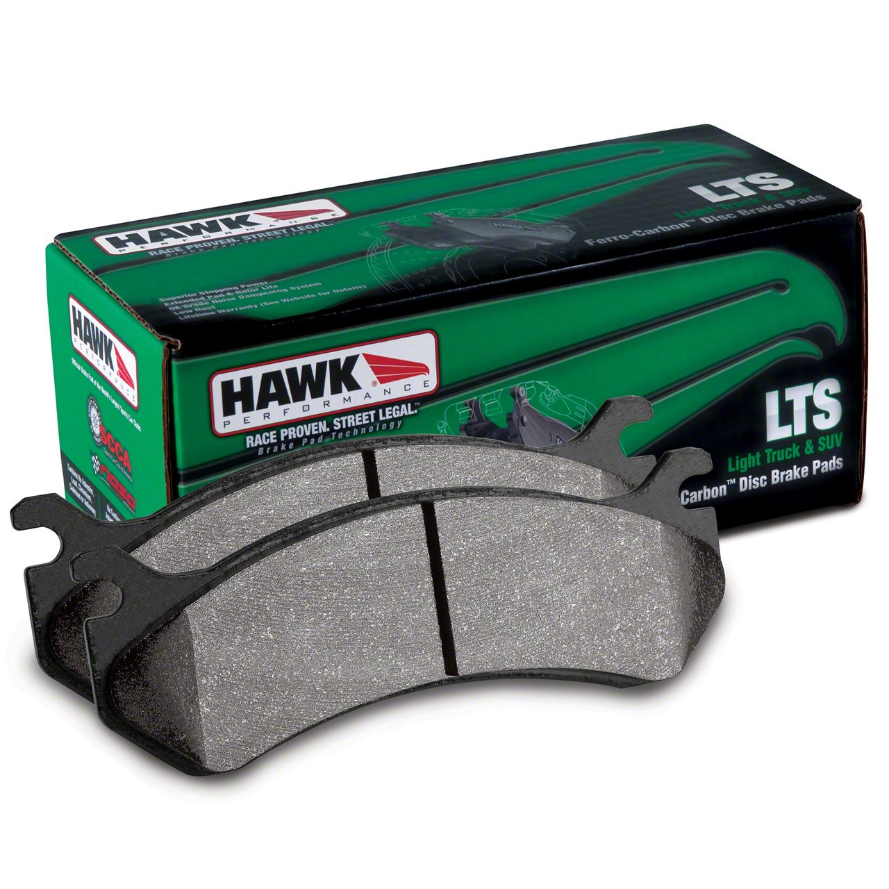 Hawk Performance Challenger LTS Brake Pads; Rear Pair HB194Y.570 (0814